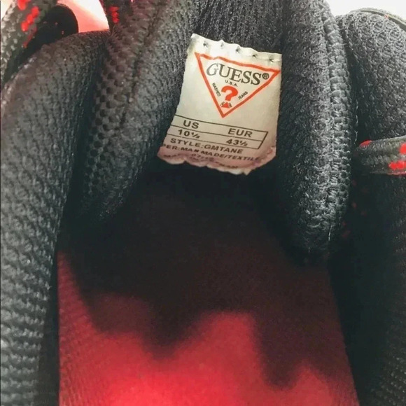 GUESS Tane Dark Red Men’s Sneakers Size 10.5 - Picture 13 of 16